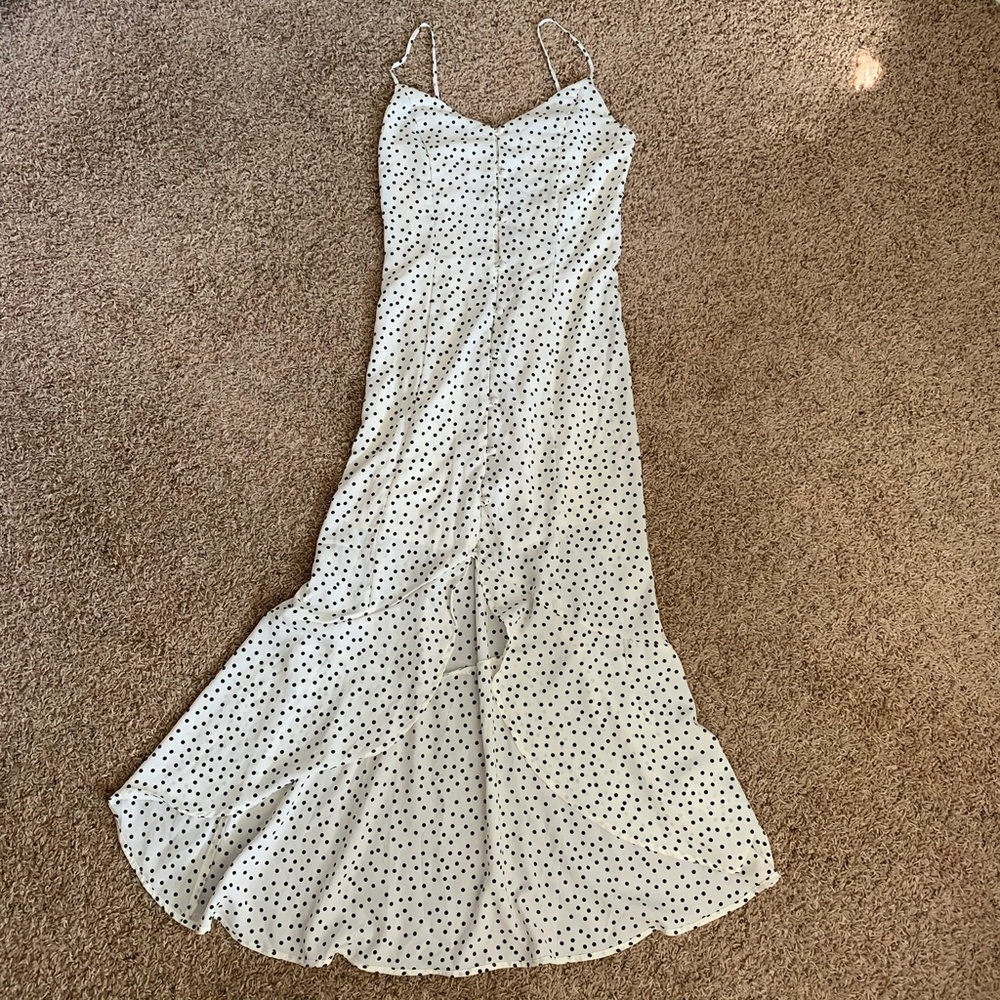 Black/White Polkadot Sundress